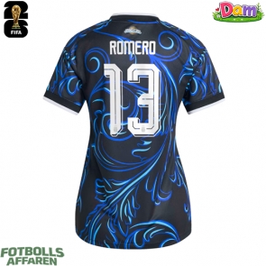 Argentina Cristian Romero #13 Bortatröja Kvinnor VM 2026 Kortärmad